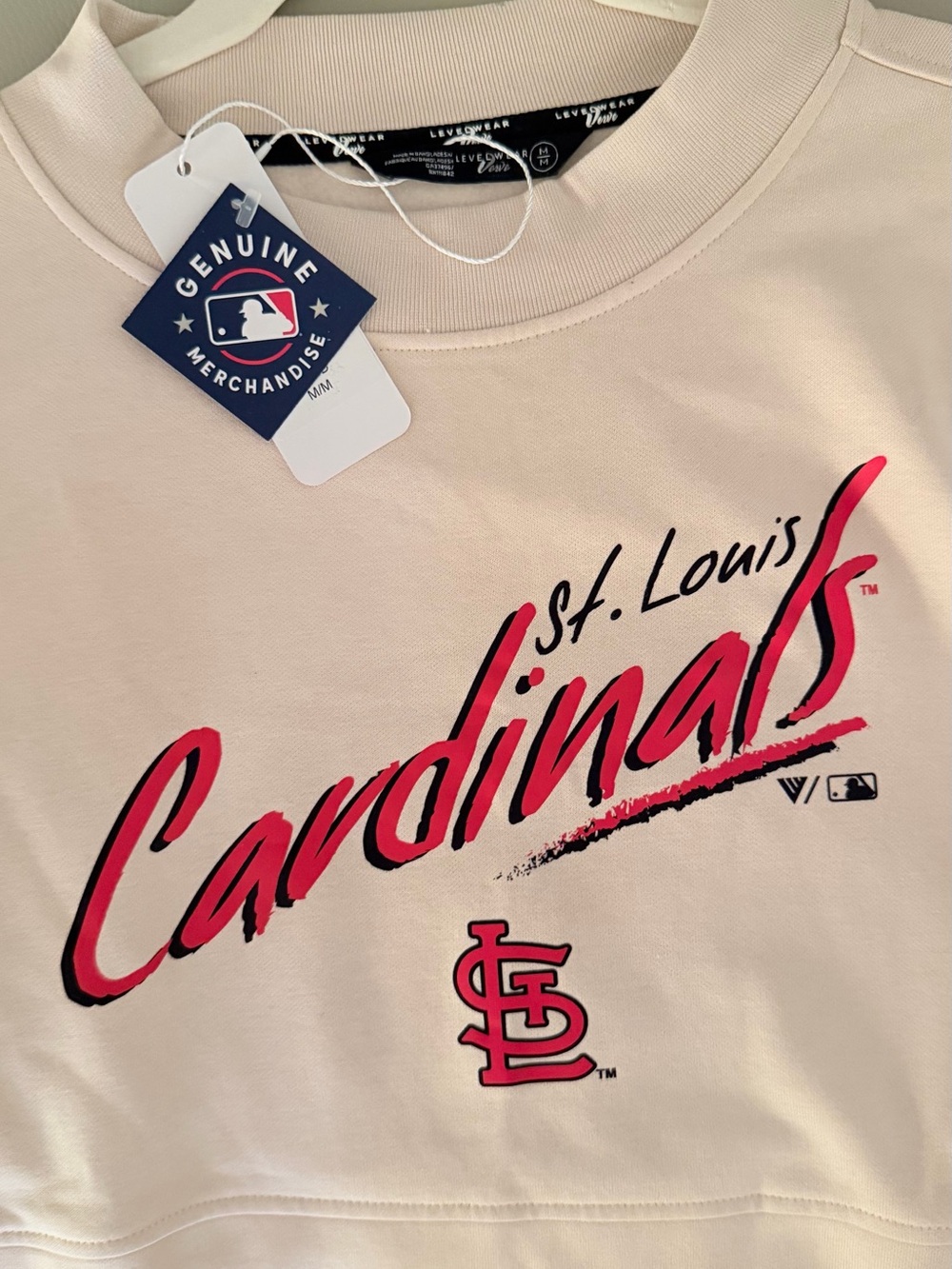 NWT ✨ STL Cardinals Oversized Crewneck Sweatshirt MSRP $90